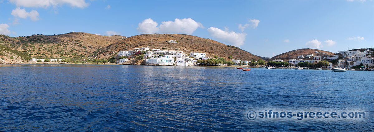 Οι παραλίες Φάρος και Γλυφό στη Σίφνο