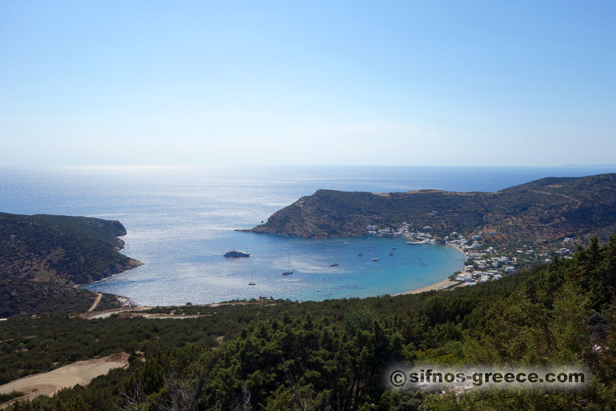 Πανοραμική φωτογραφία του κόλπου του Βαθιού