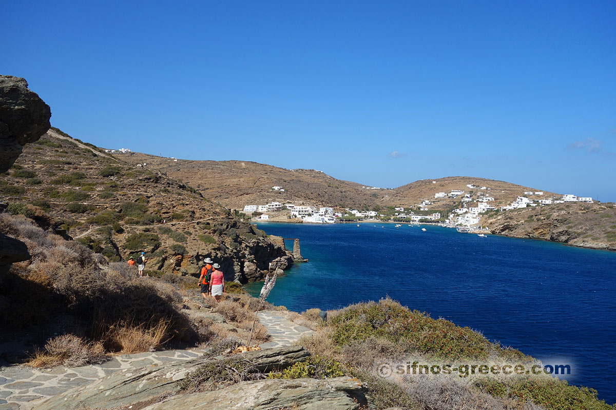 Το μονοπάτι από τη Χρυσοπηγή στον Φάρο